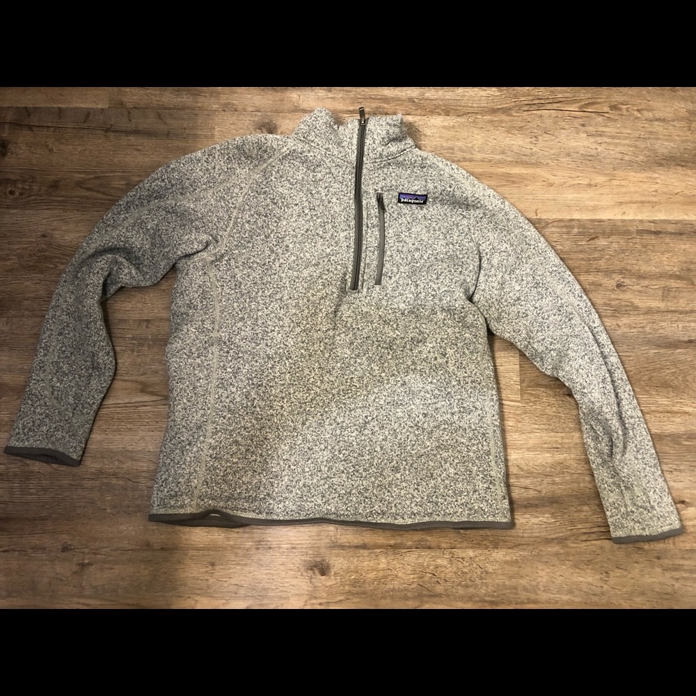 Patagonia Men's Better Sweater 1/4 Zip Pullover with WWE LOGO